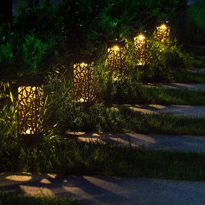 Solar Powered Waterproof Vintage Garden Light Home Fusion