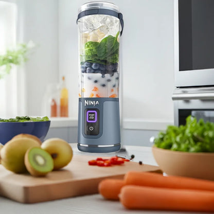 Ninja BPA-free cordless personal blender with 18oz vessel for shakes and smoothies