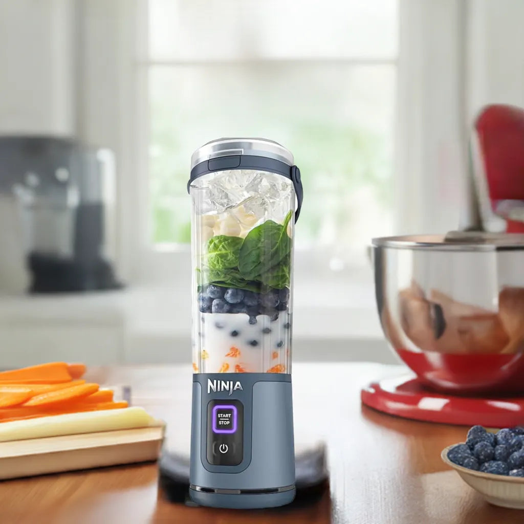 Ninja BPA-free cordless personal blender with 18oz vessel for shakes and smoothies