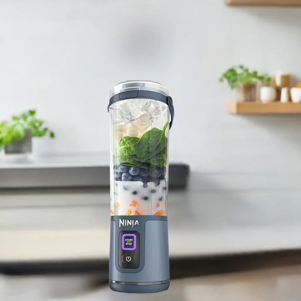 Ninja BPA-free cordless personal blender with 18oz vessel for shakes and smoothies