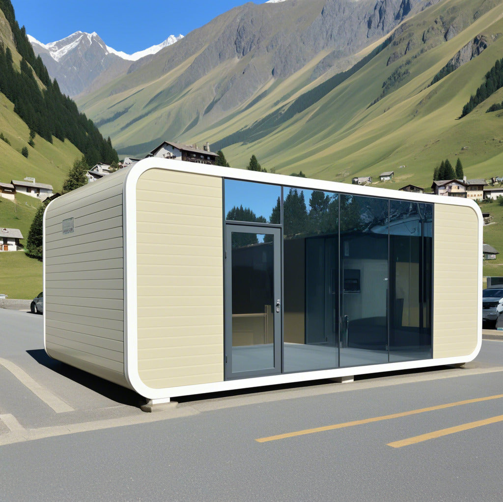 Modern Modular Pod – Portable Glass Office Space for Home & Commercial Use - Home Fusion