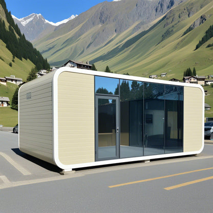 Modern Modular Pod – Portable Glass Office Space for Home & Commercial Use - Home Fusion