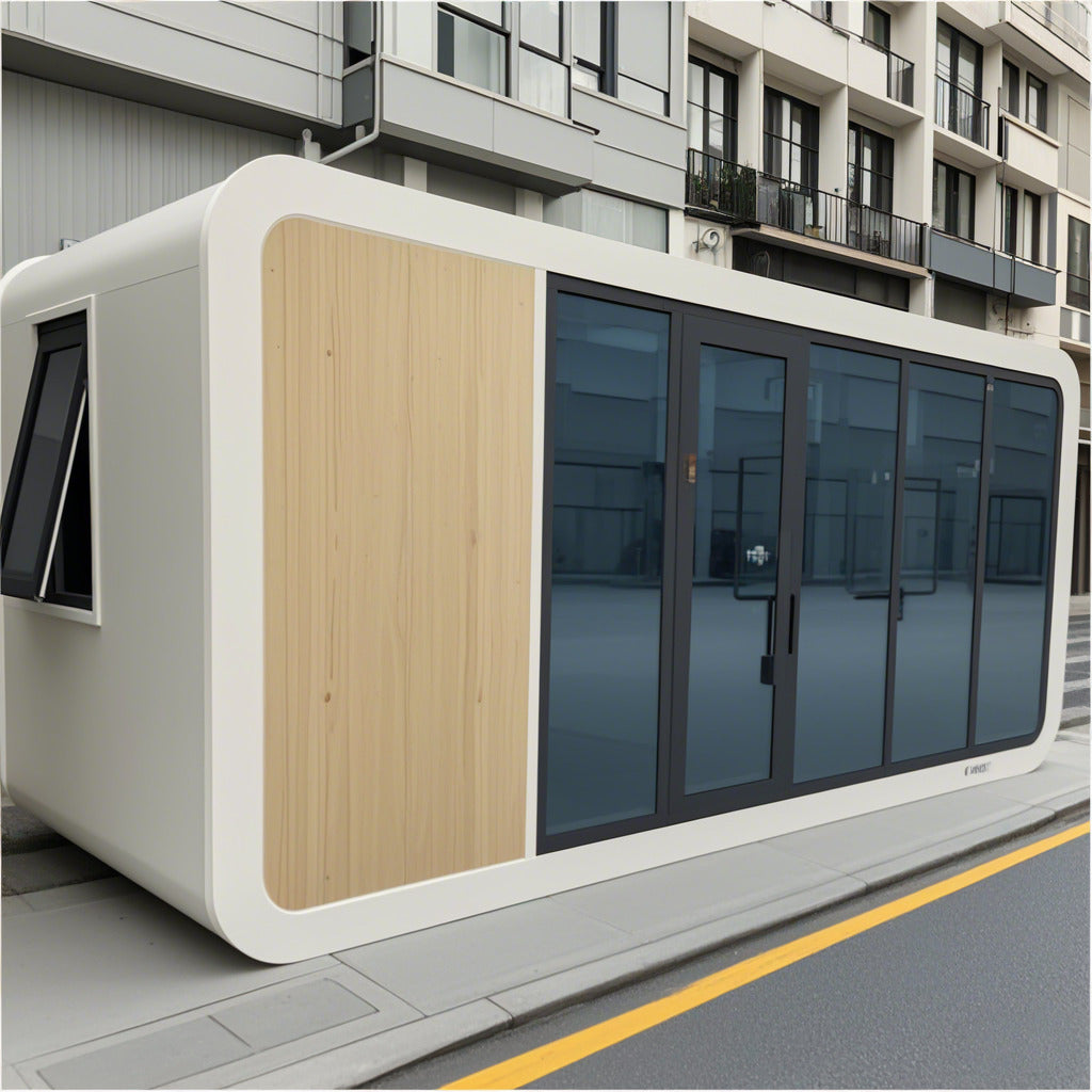 Modern Modular Pod – Portable Glass Office Space for Home & Commercial Use - Home Fusion
