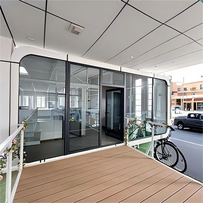 Modern Modular Pod – Portable Glass Office Space for Home & Commercial Use - Home Fusion