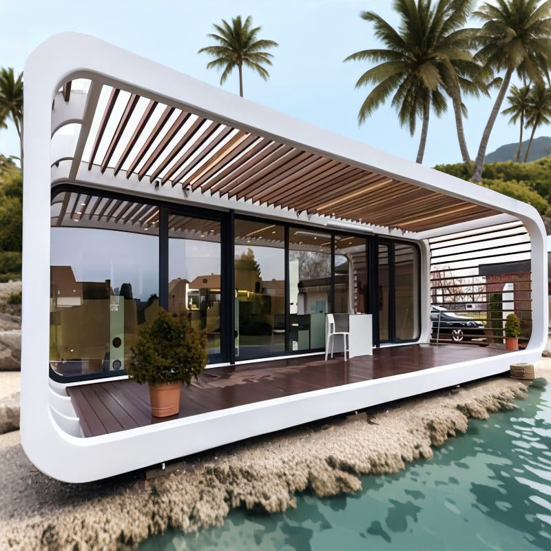 Modern Modular Pod – Portable Glass Office Space for Home & Commercial Use - Home Fusion