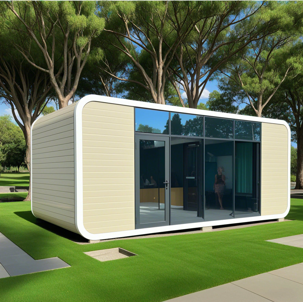 Modern Modular Pod – Portable Glass Office Space for Home & Commercial Use - Home Fusion