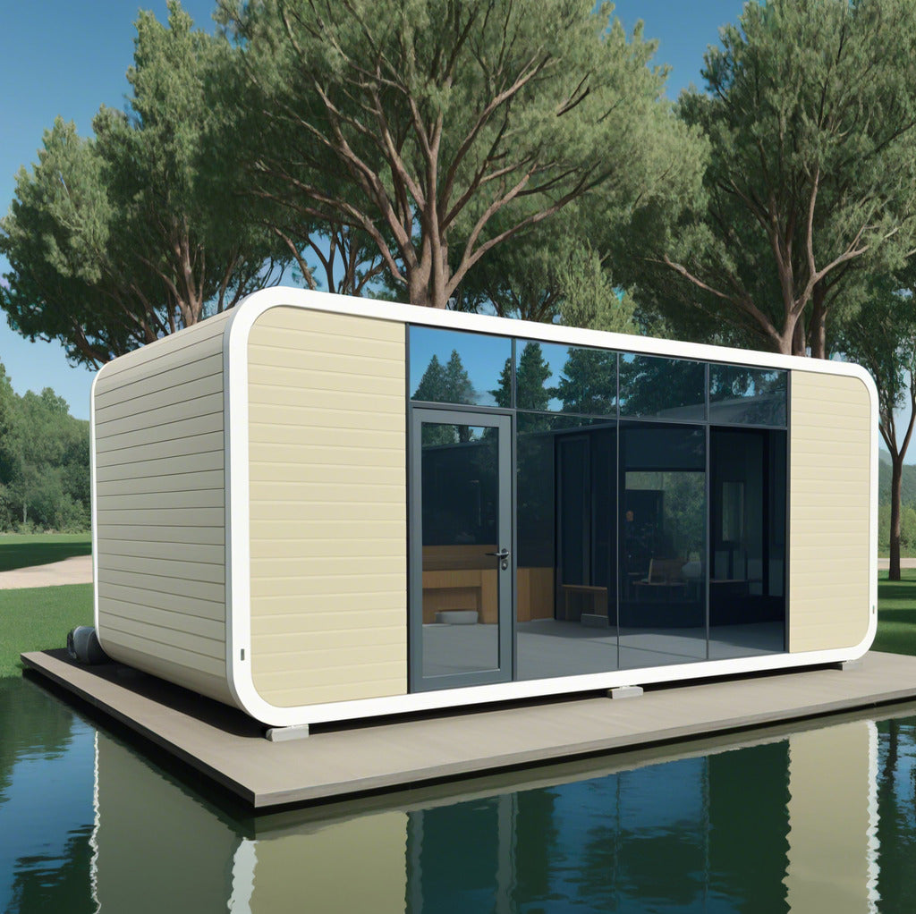 Modern Modular Pod – Portable Glass Office Space for Home & Commercial Use - Home Fusion